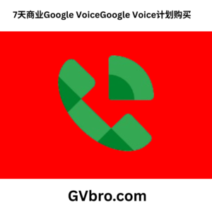 7天商业Google VoiceGoogle Voice计划购买